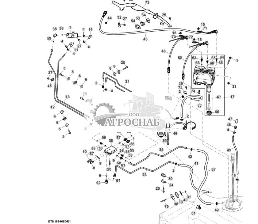 Трубопроводы и насосы жидкости для очистки дизельных выхлопных газов, двигатель объемом 15,0 L (807001 - ) - ST942063 202.jpg